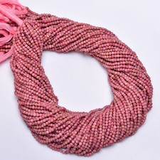 Usado, Contas facetadas de pedra preciosa rodonita natural formato redondo 2X2 mm fio 13" EB-410 comprar usado Usado, Contas facetadas de pedra preciosa rodonita natural formato redondo 2X2 mm fio 13" EB-410 comprar usado  Enviando para Brazil