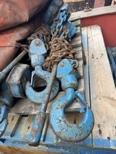 Tonne chain blocks for sale  NORMANTON