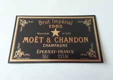 Grande étiquette champagne d'occasion  Vandières