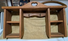 Prateleira de parede de madeira vintage coração recortes cubinho Knick Knack country aconchegante  comprar usado  Enviando para Brazil