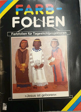 Farbfolien jesus geboren gebraucht kaufen  Mosbach