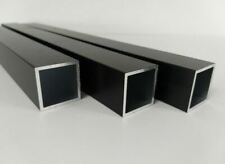Aluminium Rechteckrohr Quadrat Pulverbeschichtet Schwarz Matt RAL 9005 comprar usado  Enviando para Brazil