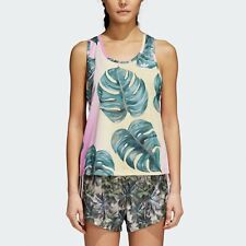 Colete/regata Adidas Original Farm Company estampa de folha feminina confortável academia comprar usado  Enviando para Brazil