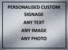 Personalised metal sign for sale  UK