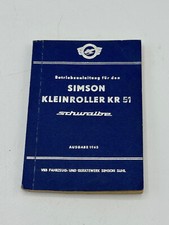 Betriebsanleitung 1965 simson gebraucht kaufen  Grünhainichen