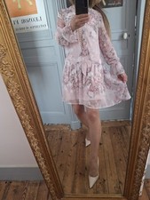 Robe fluide fleurs d'occasion  Trouville-sur-Mer