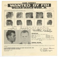 Fbi wanted william for sale  USA