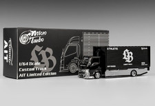 Usado, Custom Wing Truck - LBWK Liberty Walk  - black - MicroTurbo 1:64 comprar usado  Enviando para Brazil