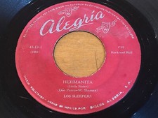 LOS SLEEPERS Hermanita GARAGE R&B ROCKABILLY 1961 MEXICO 7" 45 comprar usado  Enviando para Brazil