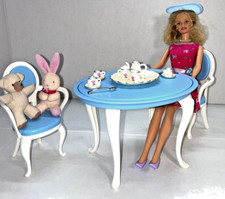 Vintage 99 Barbie da Hora do Chá com Urso Lil e Conjunto de Presente Coelho Aconchegante #25904 comprar usado  Enviando para Brazil