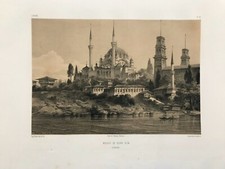 Turquia, Istambul. Flandin, Eugene, Mesquita Sultan Selim Of Scutari.original comprar usado Turquia, Istambul. Flandin, Eugene, Mesquita Sultan Selim Of Scutari.original comprar usado  Enviando para Brazil