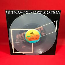 ULTRAVOX Slow Motion 1978 UK 12" CLEAR Vinyl single Island record John Foxx comprar usado  Enviando para Brazil