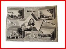 cartolina torre pedrera 4 vedute 1958 viaggiata postcard bianco e nero comprar usado  Enviando para Brazil