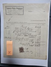 Fattura fabbrica fantuzzi usato  Viterbo