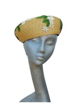 Straw beret ascot for sale  SEATON
