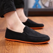 Mocassim de condução Beijing masculino moda casual sapatos de lona novo comprar usado  Enviando para Brazil