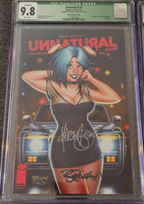 Unnatural 9.8 CGC SS #3 "Green Label" ASSINADO Mirka Andolfo & Bill McKay Ltd 500 comprar usado  Enviando para Brazil