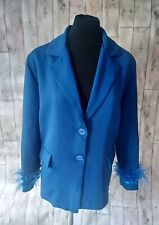 Royal blue ostrich for sale  BIGGLESWADE