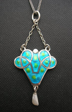 Art nouveau blue for sale  GILLINGHAM