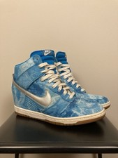 Tênis Nike Dunk Sky Hi Hidden Wedge em Azul Tie Dye - Feminino Tamanho 11.5 comprar usado  Enviando para Brazil