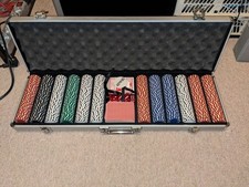 Poker Set im Alu Koffer | XXL Chipset mit Karten, Würfel, Dealer Button, usado comprar usado  Enviando para Brazil