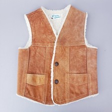 Vtg genuine leather for sale  Schoolcraft