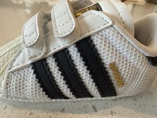 Sapato Adidas Superstar infantil tamanho 1 preto e branco comprar usado  Enviando para Brazil