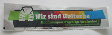 Souvenir aufkleber montanregio gebraucht kaufen  Chemnitz