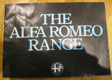 Alfa romeo brochure. for sale  ARUNDEL