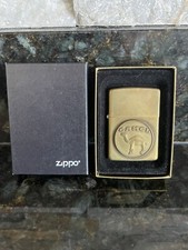 Vintage brass zippo for sale  Fisherville