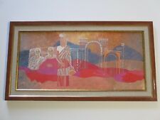 Pintura Têmpera Original GRÉCIA ANTIGA Ucraniana Berezhnaya Vintage MODERNISTA, usado comprar usado  Enviando para Brazil