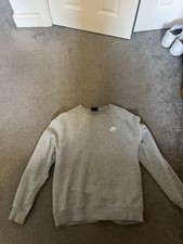 Nike grey sweatshirt for sale  BURY