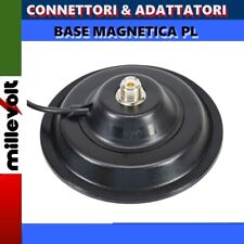 Base Magnétique 14Cm Attaque Pl Avec 4 Mètres Câble Rg58 Pour Antenne Cb Om, używany na sprzedaż  Wysyłka do Poland