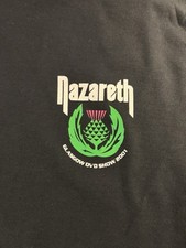 Camisa NAZARETH Glascow DVD Show 2001 Escócia 2 Lados XXL Novo Estoque Antigo FRETE GRÁTIS comprar usado  Enviando para Brazil