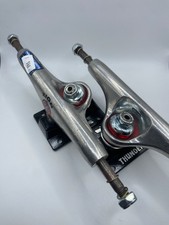Caminhões de skate Zion Thunder tamanho 148 novas em folha luzes ocas cromadas/pretas, usado comprar usado  Enviando para Brazil