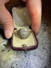 Freimaurerring historisch gold gebraucht kaufen  Wolnzach