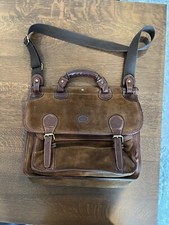 Bolsa para laptop Baron couro e camurça pasta comprar usado  Enviando para Brazil