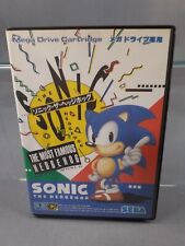 SEGA MEGADRIVE MEGA DRIVE MD Sonic the Hedgehog 1 NTSC-J versão japonesa na caixa comprar usado  Enviando para Brazil
