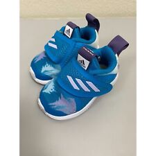 Tênis Adidas Disney Frozen II Elsa azul branco crianças tamanho 4 comprar usado  Enviando para Brazil
