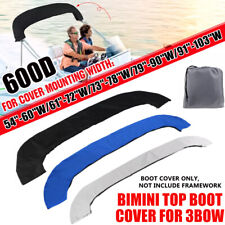 600D Bimini Top Boot Cover Schutz Bootsabdeckung Bimini Storage Boot Langlebig, usado comprar usado  Enviando para Brazil