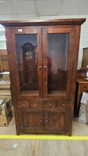 dark cabinets wood display for sale  SHEFFIELD