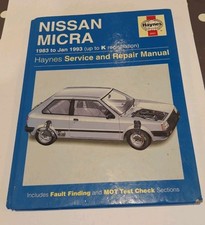 Haynes nissan micra for sale  ISLE OF LEWIS
