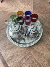 set serving silver moroccan for sale  Bend