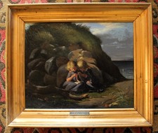 Dipinto olio chiaroscuro usato Dipinto olio chiaroscuro usato  Spedire a Italy