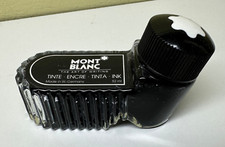 Poço de tinta Mont Blanc 52 ml vidro vintage preto Alemanha Ocidental comprar usado  Enviando para Brazil