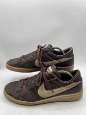 Tênis de skate Nike Blazer Low Paul masculino tamanho 12 couro marrom com cadarço 314734-211, usado comprar usado  Enviando para Brazil