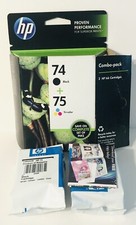 Cartucho de tinta HP 74 75 (CC659FN) preto/tricolor novo na caixa validade: julho de 2015, usado comprar usado  Enviando para Brazil