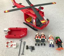 Playmobil fire helicopter d'occasion  Expédié en Belgium