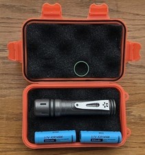 Lanterna a bateria Reylight LAN Stonewashed titânio 14500/AA Nichia 519a 4000K comprar usado  Enviando para Brazil