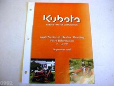 Kubota 1998 msrp for sale  Myerstown